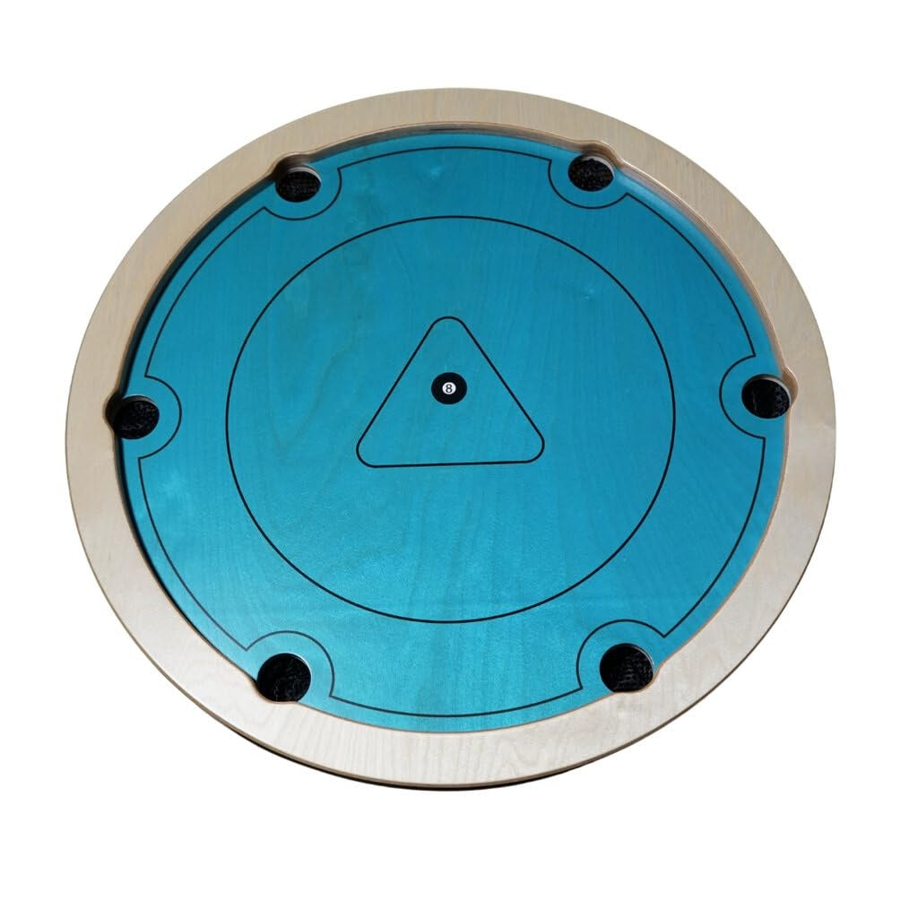Rotating Finger Pool™ – Wooden Tabletop 8-Ball Game