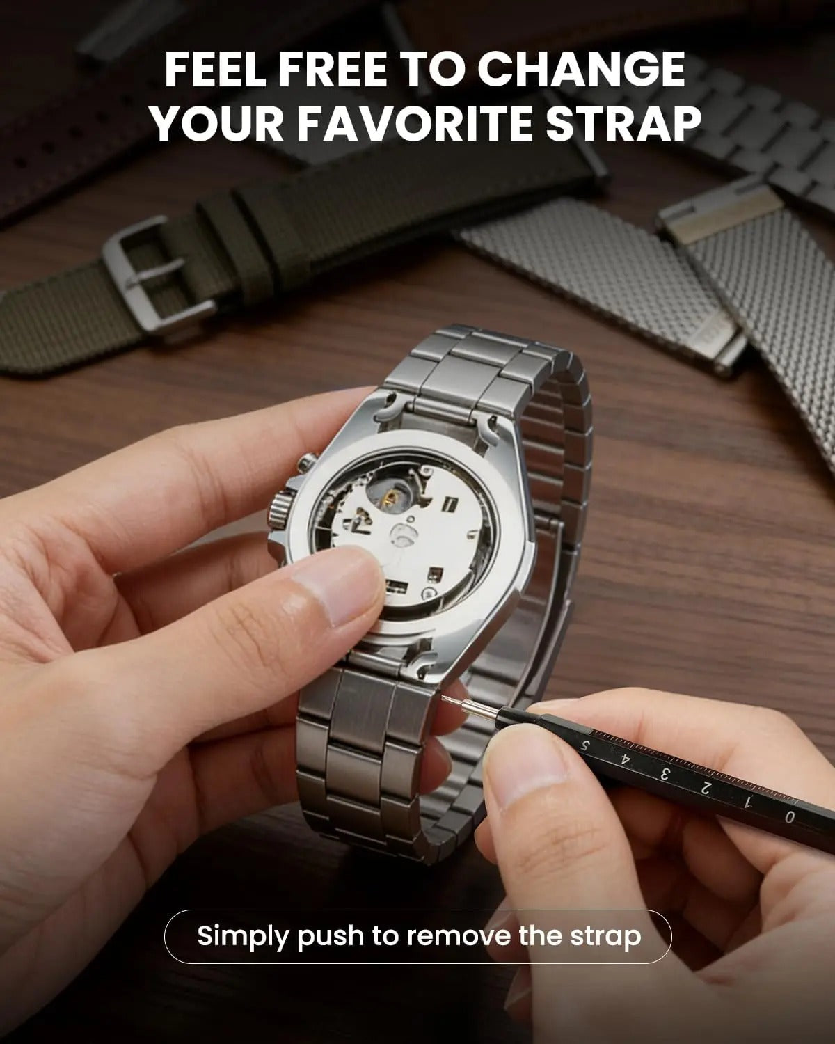 Watch Repair Tool Kit - Watch Battery Replacement & Strap Disassembly Tools, Case Opener, Spring Bar & Pin Remover`