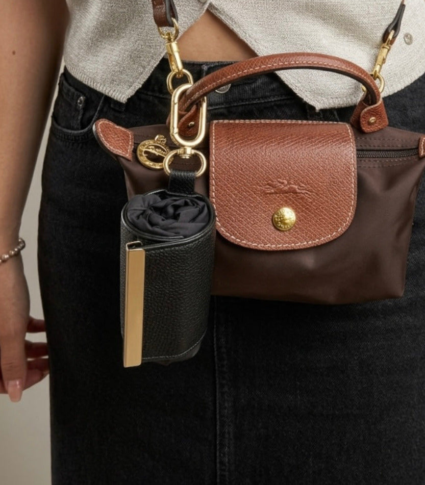 Keychain Reusable Shopping Bag — Large Capacity Nylon Tote, Portable Handheld & Shoulder Eco Bag