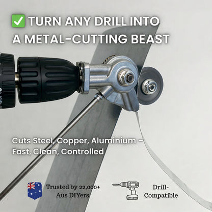 Metal Plate Cutting Machine Drill Bit Accessory Electric Drill Scissors Cutter for Iron White Board Steel Copper Aluminum Durable Titanium Alloy Safe Precision Cutting