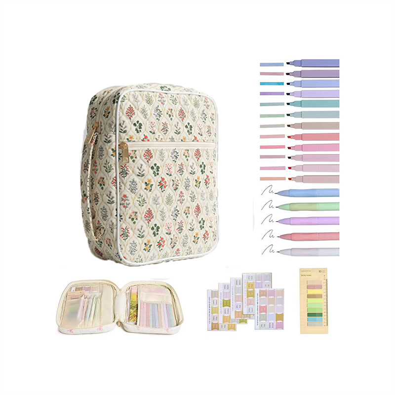 【Your Exclusive Discount】Bible Cover Case for Women Large Bible Bag, Bible Study Supplies Journaling Kit Quilted Church Bag with Handle, Puffer Carrying Case w/Tabs Accessories Easter Mothers Day Christian Gifts for Women Mom