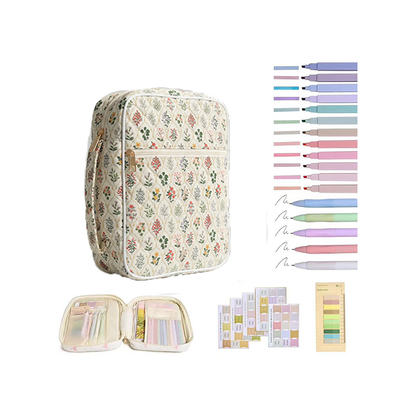 【Your Exclusive Discount】Bible Cover Case for Women Large Bible Bag, Bible Study Supplies Journaling Kit Quilted Church Bag with Handle, Puffer Carrying Case w/Tabs Accessories Easter Mothers Day Christian Gifts for Women Mom
